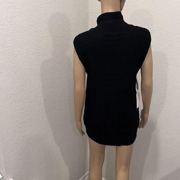 NWT- Wilfred black merino wool textured sweater - Picture 3 of 7